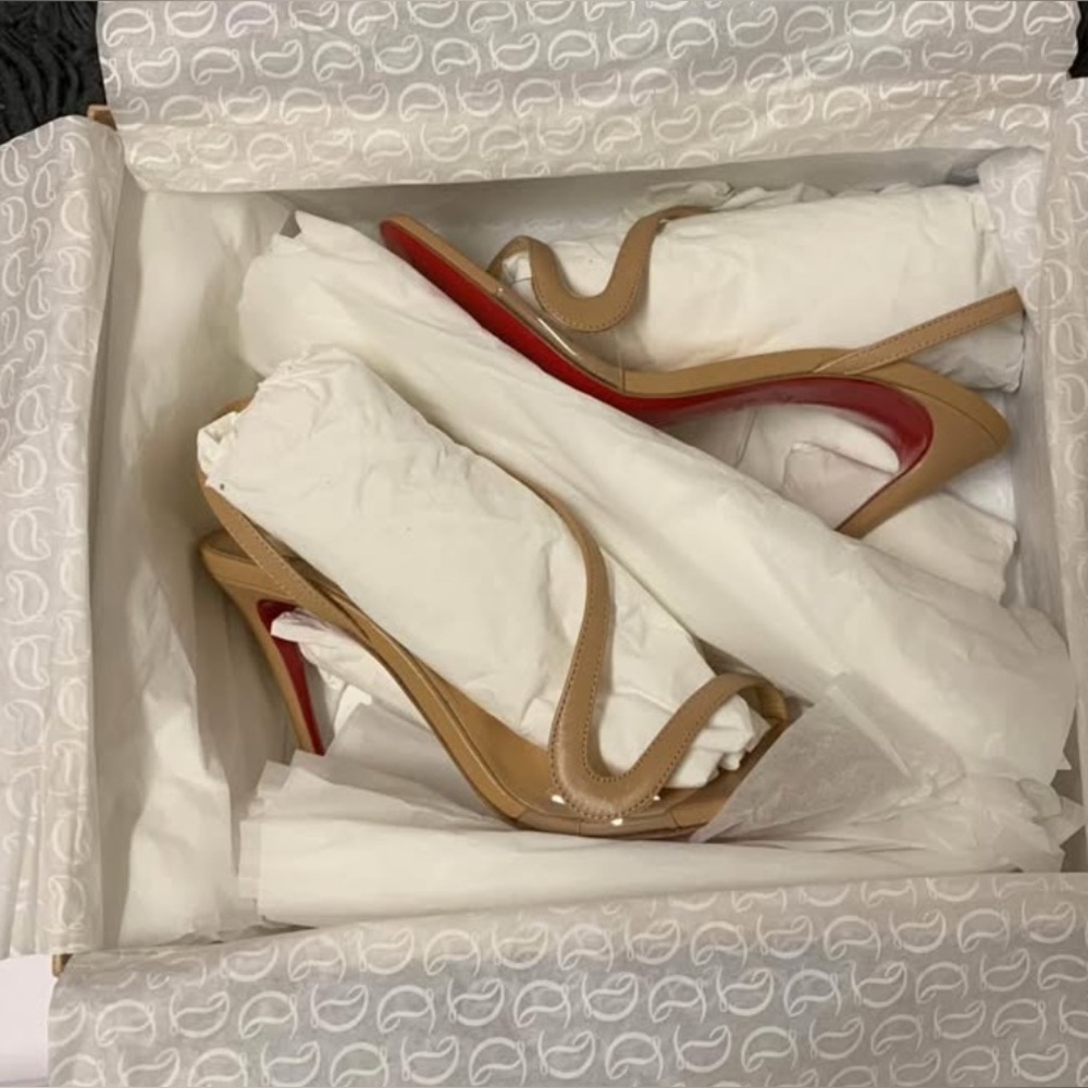 RED BOTTOMS Christian Louboutin Queen 120 Heels Women's Shoes US Size 7